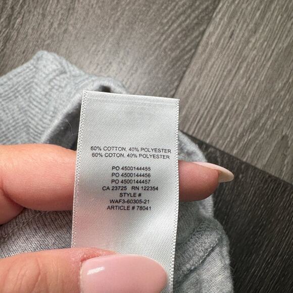 TNA Grey Waffle Cotton Blend Sweatpants Joggers Size XS - Picture 8 of 9